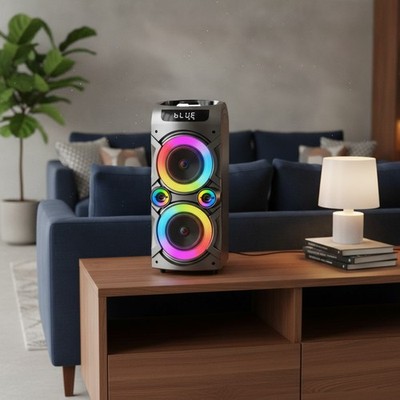 Multifunktion 100W Bass Bluetooth Lautsprecher mit LED für Indoor & Outdoor Events