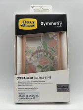 Apple iPhone 15/14/13 OtterBox Symmetry MagSafe Case Peachy Bloom – New