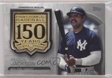2019 Update 150th Anniversary Manufactured Medallion Reggie Jackson HOF 1z6