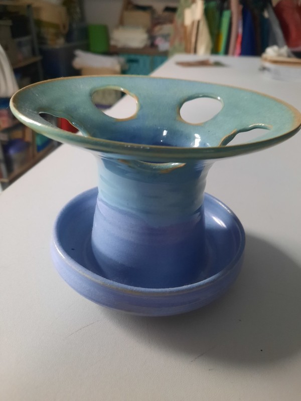 Handmade Pottery Toothbrush/Makeup Brush Holder