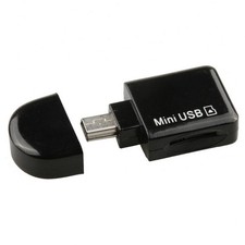 Hot Mini USB T-flash TF Micro SD Card Reader Adapter for car AUX Audio Music