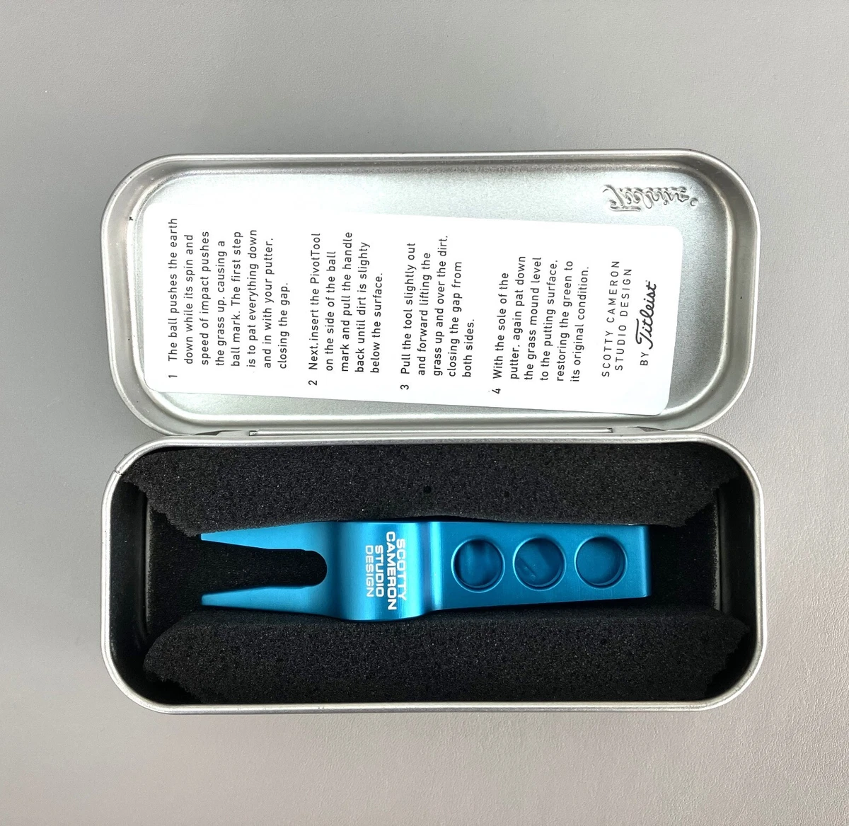 Divot Tool Scotty Cameron édition Flocon De Neige 2009 - Accessoire Golf Collector Noël Hiver