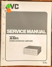 JVC A-M1 Amplifier Service Manual Original 