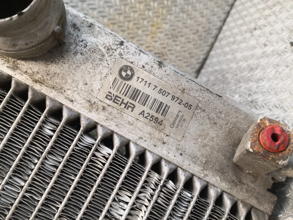 Radiador refrigerante agua BMW 7 E65 E66 735 i 7507972 3.6 gasolina 200 kw Foto 4 de 4