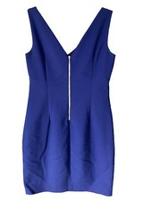 Zara Basic Dress Size Women's 100% ZARA Polyester with dress Blue basic DRESS