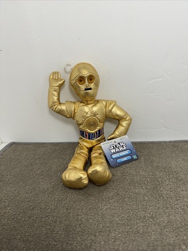 Hasbro Star Wars C-3PO Erhöhter Arm Battle Buddies 11" Sitzsack Plüschtier neu mit Etikett - Bild 1 von 7