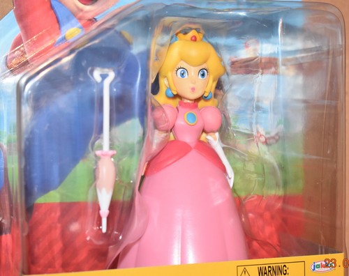 "Figura de acción Jakks Pacific Super Mario Peach 4"" pulgadas NUEVO - Imagen 3 de 6