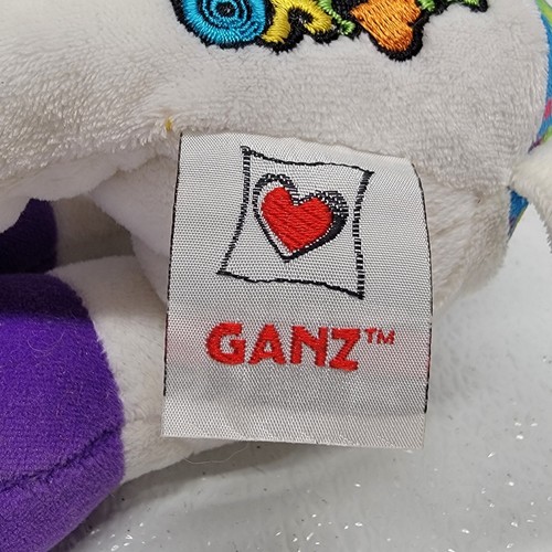 Ganz Webkinz Rockerz Cow Plush Peace Love Moosic HM5101 Colorful - No Code - Picture 16 of 20