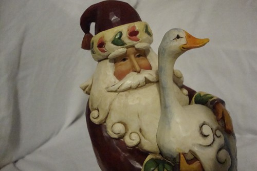 Figura Jim Shore GANSO DE NAVIDAD 10,5" 4008936 Papá Noel San Nicolás 2007 - Imagen 1 de 6