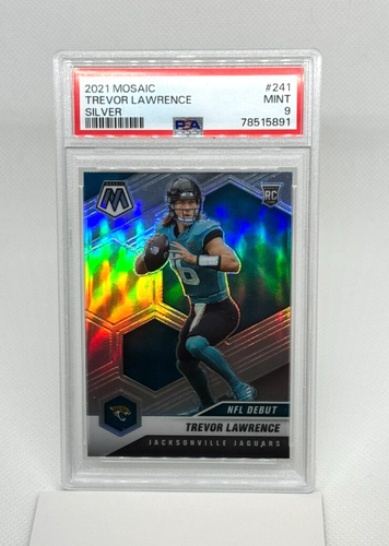 2021 Panini Mosaic Rookie Silver Prizm #241 Trevor Lawrence PSA 9 - 第 1/3 張圖片