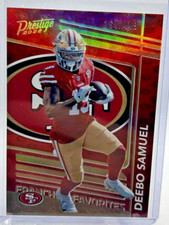 2022 Panini Prestige Franchise Favorites Xtra Points Red /449 Deebo Samuel #11