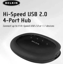 USB 2.04 Port Hub High Speed F5U234V Compatible w/Windows® 98 SE-2000 XP, Belkin