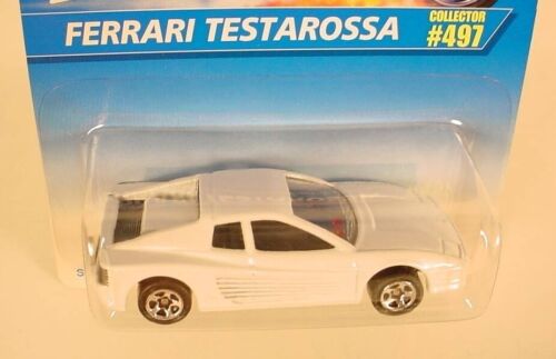 HOT WHEELS COLLECTOR # 497 FERRARI TESTAROSSA