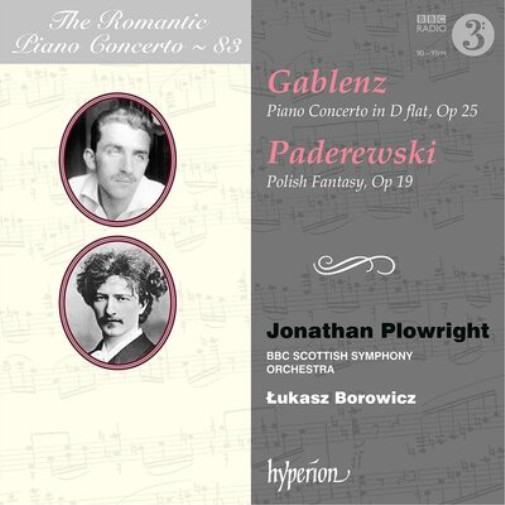 Jerzy Gablenz Gablenz: Piano Concerto In D-flat, Op. 25/paderewski: