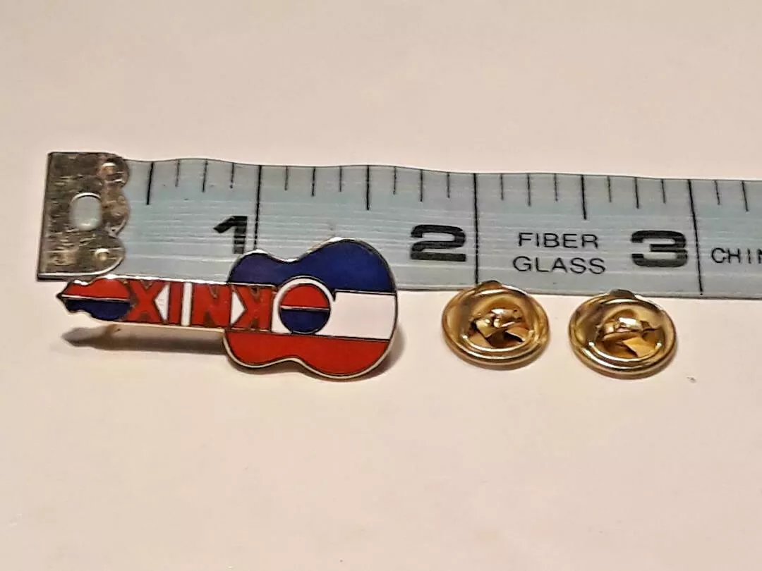 Vintage Rare KNIX Guitar Pin ~ Ships FREE