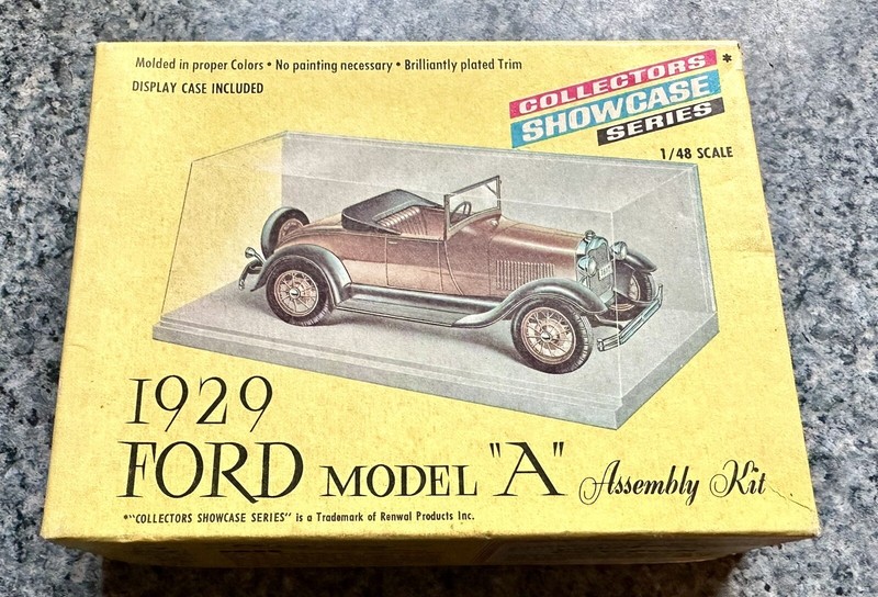 Renwal 1929 Ford Model “A” Collectors Showcase Series Complete. Charity Auction!