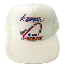 VTG NASA Trucker Snapback Cap Hat ESA Euresa European Retrievable Carrier White