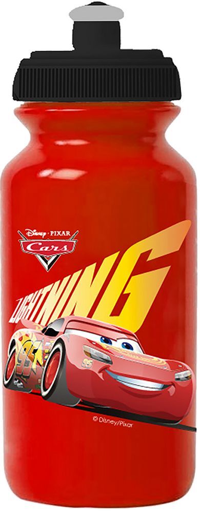 Borraccia rossa per bambini in plastica Disney Cars da 380 ml con chiusura antig