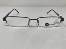 Modern MARKET MATTE GUNMETAL 52-18-140 Half Rim Metal Eyeglasses Frame 5516