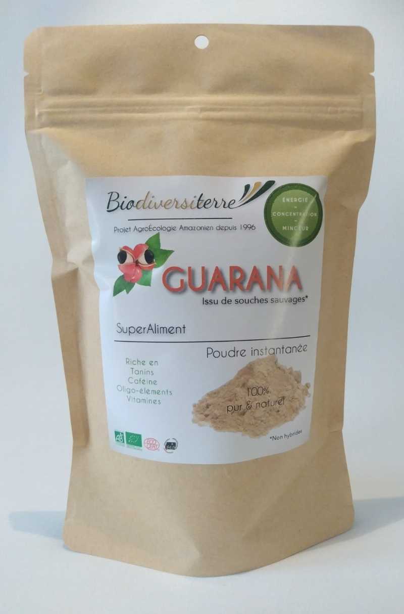 Poudre de Guarana Bio 425g - Anti Fatigue et Boost Énergie Naturel