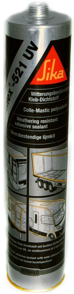 12230 Sigillante Colla Poliuretanica Sikaflex 521 UV 300mL Camper SIKA Flex - Immagine 4 di 4