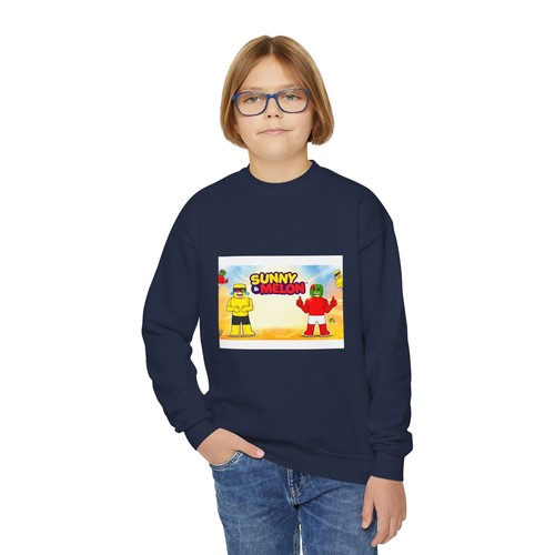Sunny Melon Jugend Sweatshirt mit Rundhalsausschnitt - Bild 32 von 41