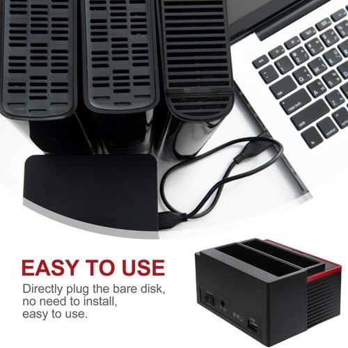 Hard Drive Docking Station Dual Bay External Hard Drive Docking Station( ) - Afbeelding 5 van 12