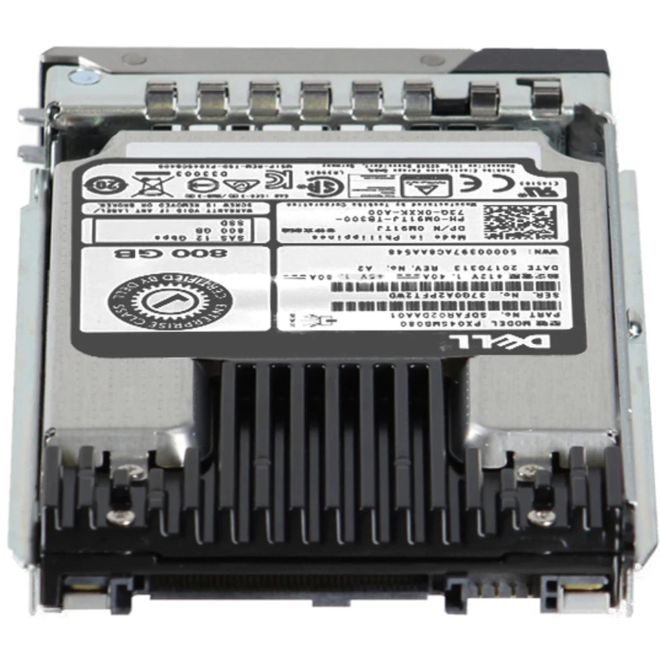 New M91TJ 0M91TJ PX04SMB080 Dell 800GB 12Gbps SAS WI MLC 2.5'' SSD 14/15/16G KIT - Image 3 of 4