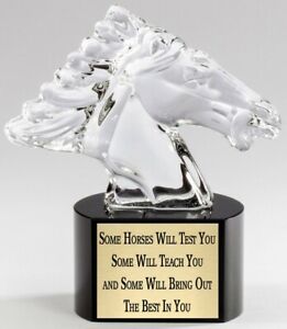 Trophy Arabian Horse Head Award Plaque Bust 