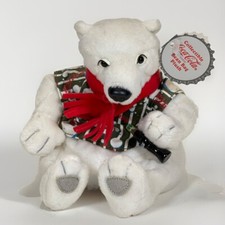 1999 Coca Cola Bean Bag Plush Polar Bear Shirt Scarf Tag Coke Bottle 0209 Vtg