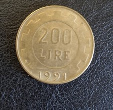 Moneta 200 Lire del 1991
