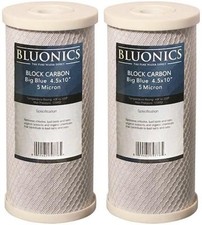 2-PK BLUONICS Carbon Block Water Filters Stan...