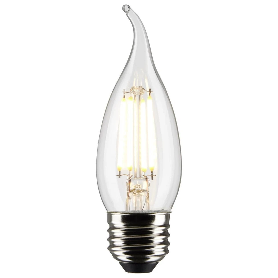 Satco S21313 - 4 Watt LED CA10 Decorative Light bulbs- 3000K - 6 Pack - Image 3 of 4