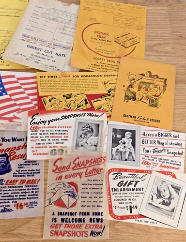 (16) Film Photo Envelopes & Inserts Advertising Photography Elko Kodak Lot - Picture 3 of 3