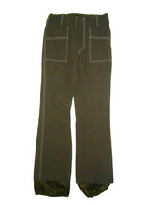 Vtg 70s 80s EDELWEISS Brown Stretch Spandex SNOW PANTS Ski Winter Gear Adult 30