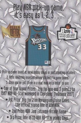 1996-97 Fleer Metal Grant Hill #29 HOF | eBay