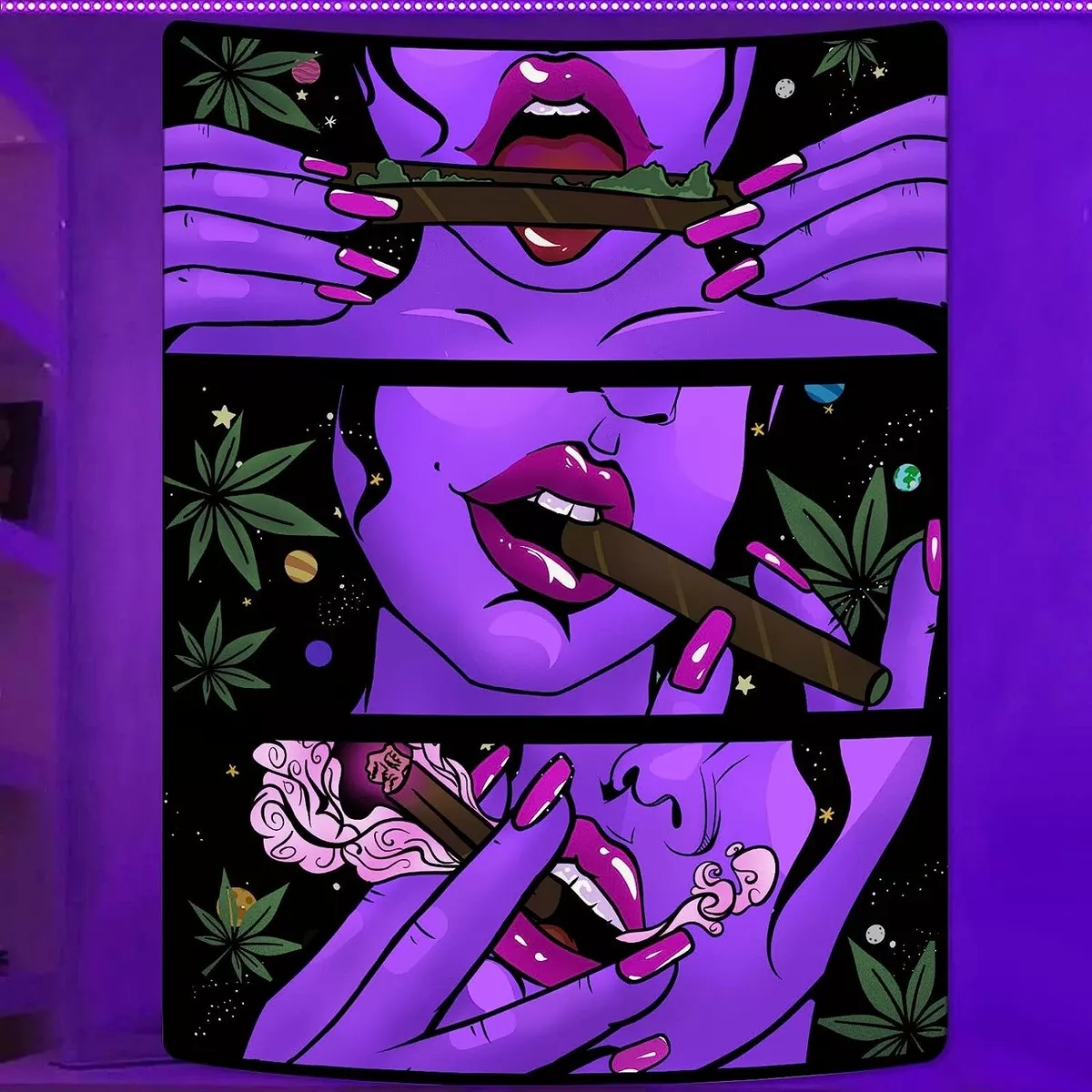Smoking hand tapestry hot sale