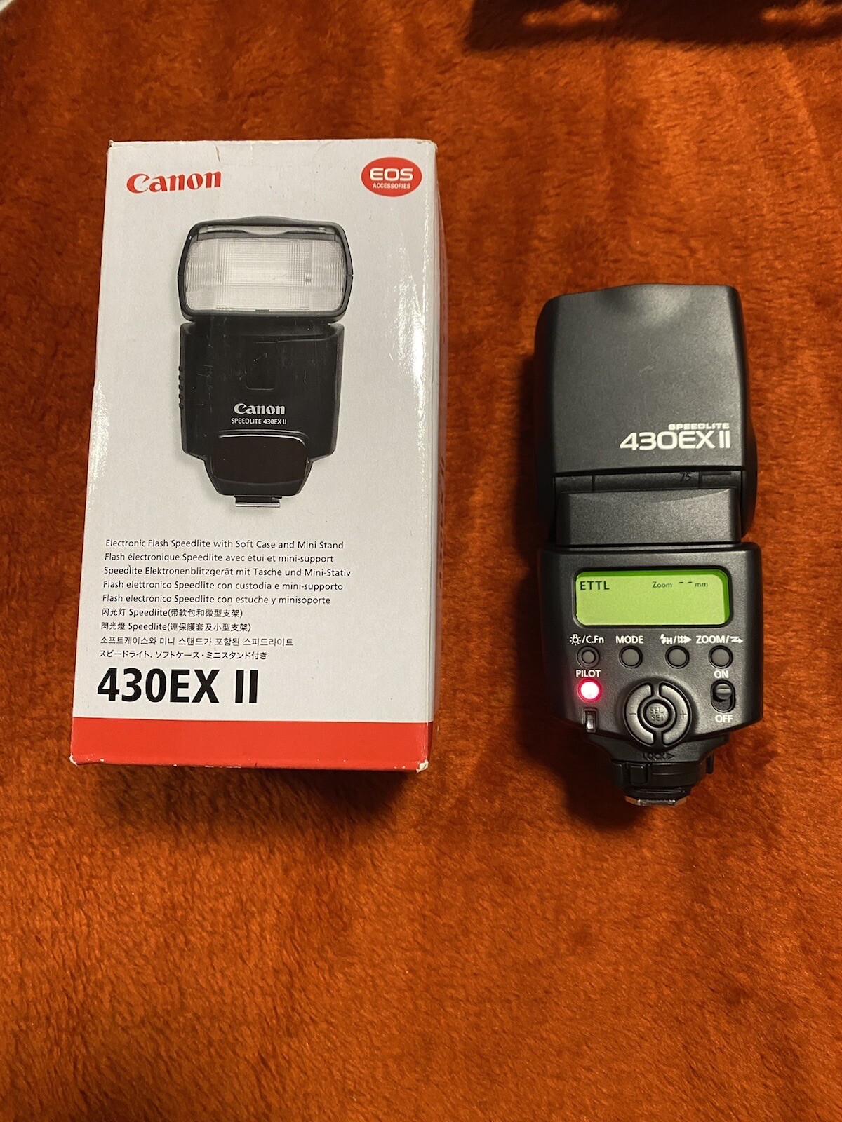 Canon SPEEDLITE 430EX II Aufsteckblitz mit OVP TOP Zustand eBay