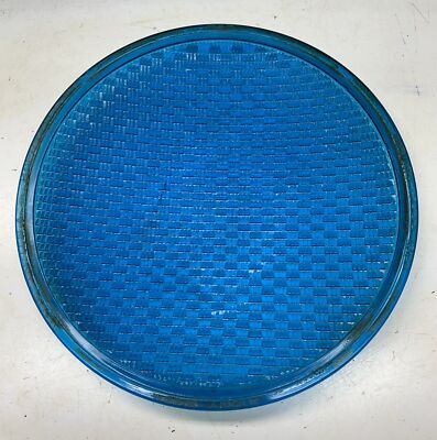 Traffic Signal Lens 12'' Kopp Glass  #4955 Blue/Green Wide Angle U.S.A