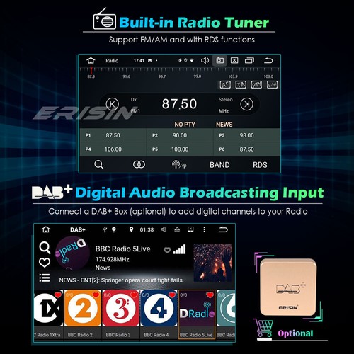 9" 8-Kern DAB+CarPlay Android 11 Autoradio GPS DSP BMW 3er E46 M3 Rover 75 MG ZT - Bild 10 von 19