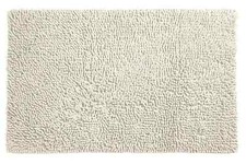 Cotton Bathroom Mat Cream Rug Super Soft Slip-Resistant Backing Croydex 80x50cm