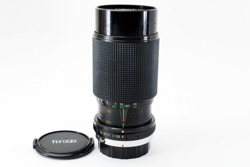TEFNON 80-200mm F/4.0 Macro Lens for OM [Exc+++] w/Box,Case