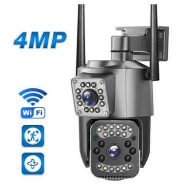 1080P HD FUNK WLAN WIFI IP NETZWERK CAMERA Outdoor AUßEN ÜBERWACHUNGSKAMERA 4MP