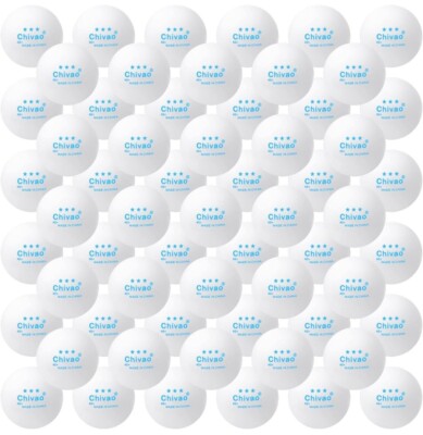 200 Pieces Balls White 3 Star 40 mm Durability Table Tennis Tournament Sports...
