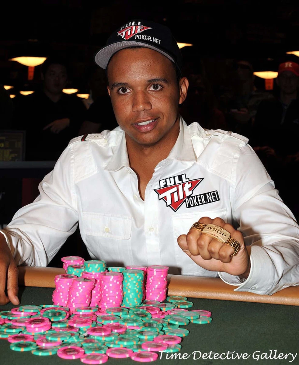 Professional Poker Player Phil Ivey Las Vegas NV Vintage Photo