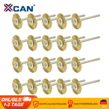 20Stk. Messingdraht Drahtbürste für Dremel Schleif Bohrmaschine Zubehör Ø22mm