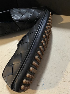 NIB $740 Bottega Veneta Men Leather Moccasin Driver Shoes  display picture 3