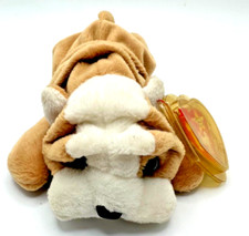 Ty Beanie Baby Wrinkles The Dog 1996 5th Generation Swing Tag 6th Gen Tush Tag