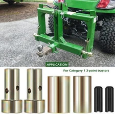 TK95029 Quick Hitch Adapter Bushing Kits for Category 1 3-Point Hitch Tractors