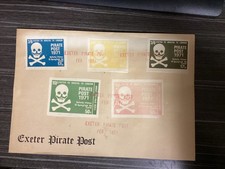 1 x Sobre Exeter Pirate Post Febrero 1971. Tamaño 165mm x 240mm Raro